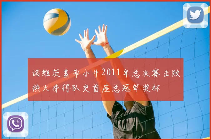 诺维茨基率小牛2011年总决赛击败热火夺得队史首座总冠军奖杯